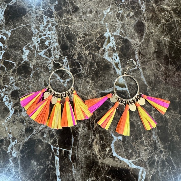 Gold Colorful Earrings! - Picture 1 of 3